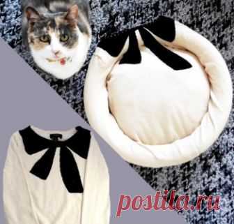 Лежанка для кота своими руками