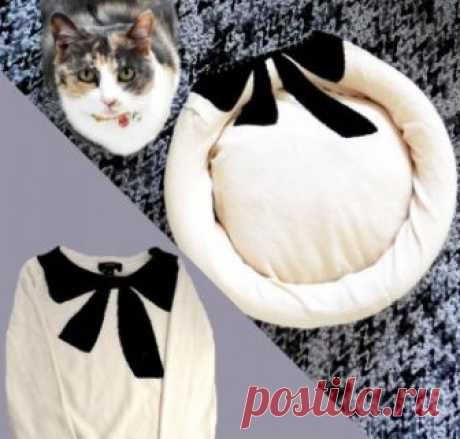 Лежанка для кота своими руками