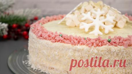 Приготовила вкусный домашний торт "Зимнее волшебство", который буду делать на Новый год | Евгения Полевская | Это просто | Яндекс Дзен