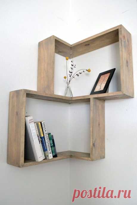 Double Corner Box Shelf