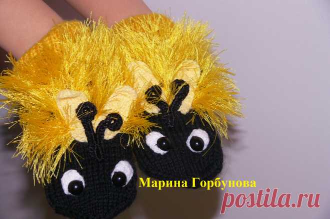 Варежки Пчёлки.Авторская ручная работа
Вяжу на заказ
