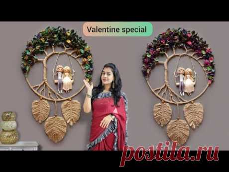 DIY Expensive Look Tree of Life Dream catcher Craft - Unique Valentine gifts