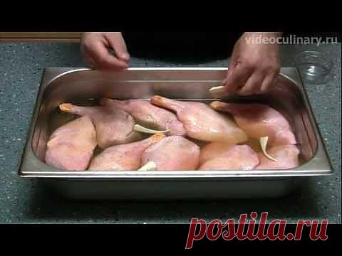 Гусиные ножки в медовом соусе - Видеокулинария.рф - видео-рецепты Бабушки Эммы