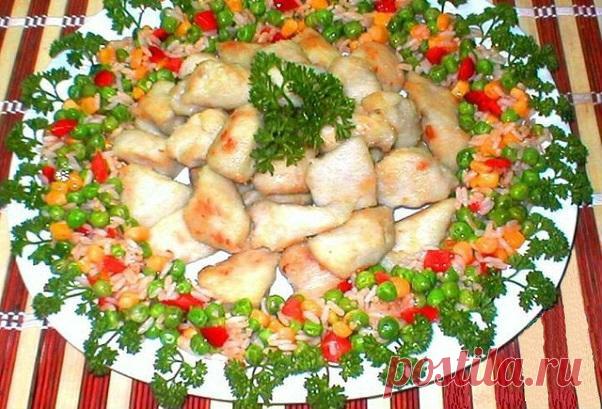 Свиной карбонад из куриного филе..