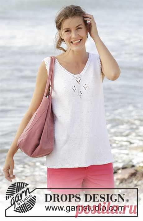 Sunny Day Top / DROPS 170-32 - Free knitting patterns by DROPS Design