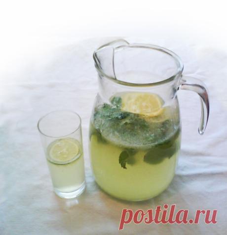 Домашний лимонад с мятой