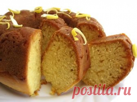 312. Лимонный кекс с медом