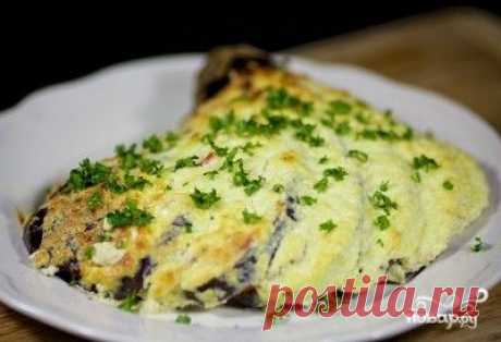 Баклажаны запеченные с овощами - пошаговый кулинарный  на Повар.ру