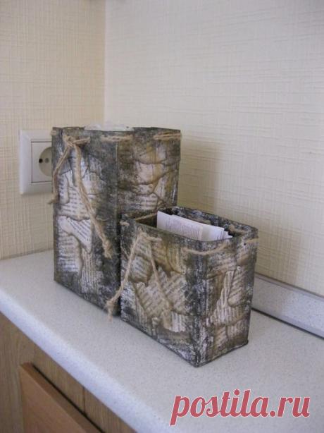 Коробочки для мелочей.МК.