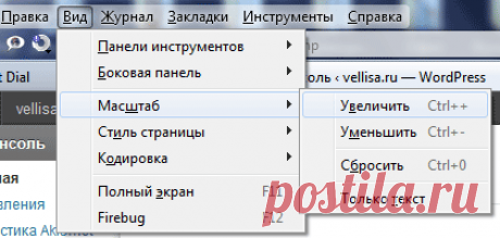 Как увеличить текст на странице сайта.