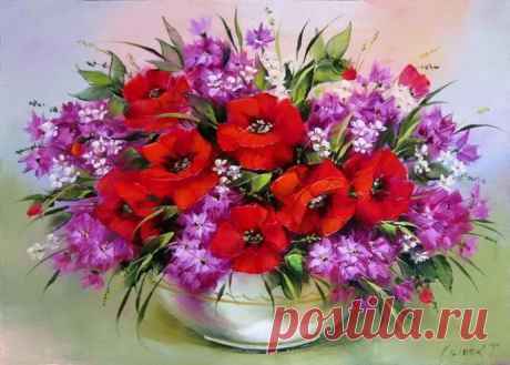 Декоративная подставка из пивных крышек.