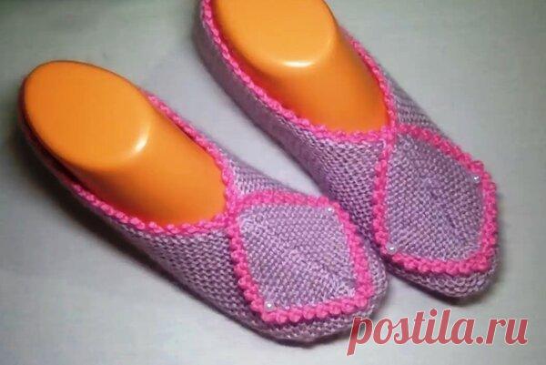 Ещё одна супер идея по вязанию простых следков спицами | Tvorlen | Яндекс Дзен