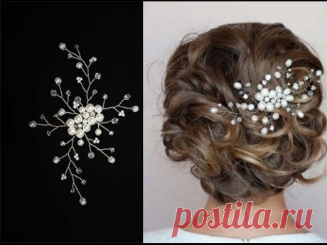 Tutorial Hair Piece Pearl Hair Pin Hair Comb Accessory Hair Vine