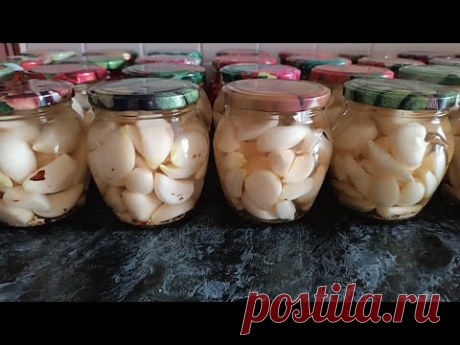 МАРИНОВАННЫЙ ЧЕСНОК! ПРОСТО ОГОНЬ!