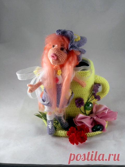 Куклы-малышки для украшения письменного стола (карандашницы)