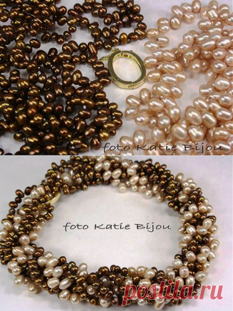 Эффектное ожерелье из жемчуга за пять минут - Ярмарка Мастеров - ручная работа, handmade