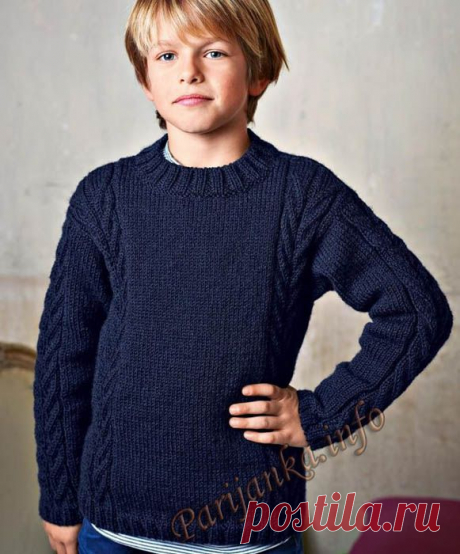 Пуловер с круглым воротником (д) 157 Creations 2015/2016 Bergere de France №4903