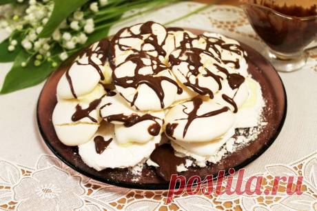 Торт Графские развалины с безе рецепт с фото пошагово - 1000.menu