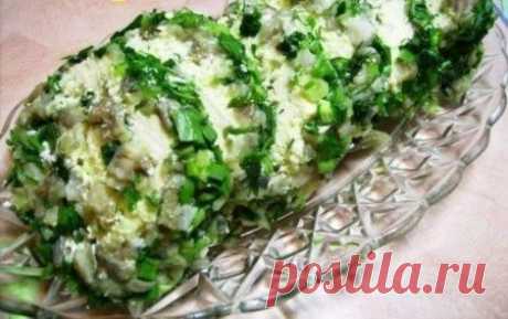 Вкусный рулет с сельдью