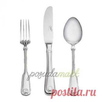 Набор столовых приборов для десерта 18 пр 6 персон нержавеющая сталь 18/10 стальной серия Приборы Venus Zepter International LB-250-MP с доставкой - Posudamart.Ru