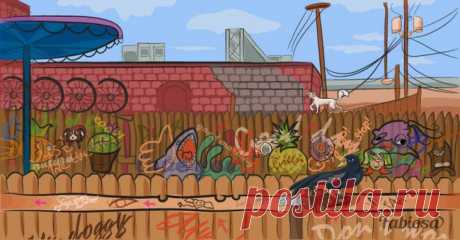 Где здесь собака? Если вы любите решать загадки и хотите лишний раз проверить свой интеллект и внимательность, предлагаем вам пройти этот интересный тест!На фотографии ниже запечатлена обычная улица, и где-то на ней пр...