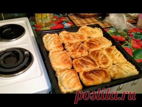 Пирожки Расстегай с рыбой рецепт в духовке (русская кухня) из теста Что приготовить на ужин вкусно - YouTube