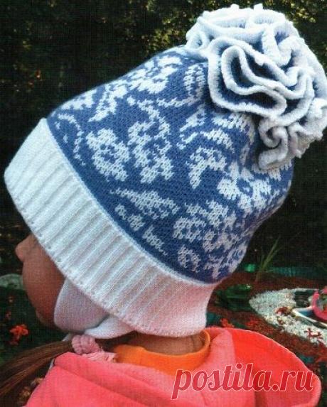 Жаккардовая шапочка.