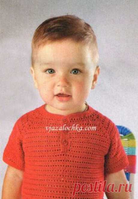 Детский джемпер с короткими рукавами