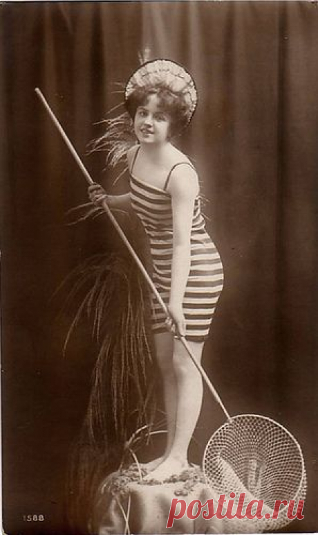 Ретро-дамы - Старинные купальные костюмы и купальщицы