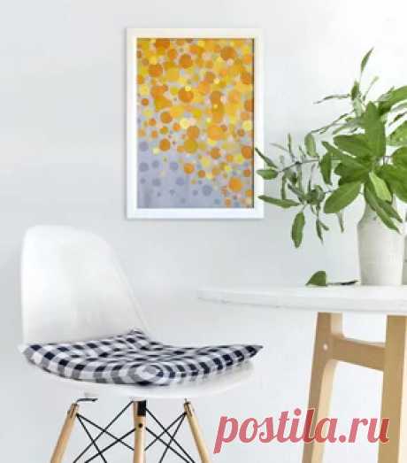 Картина для декора Россыпь Картина написана акриловыми красками. Прекрасно подойдёт для декорирования любой комнаты. Ручная работа от русского художника. Доставка по России и СНГ.