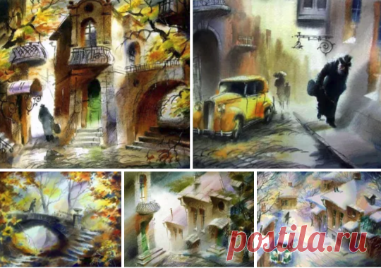 По улице моей который год
звучат шаги - мои друзья уходят.
Друзей моих медлительный уход
той темноте за окнами угоден.
Запущены моих друзей дела,
нет в их домах ни музыки, ни пенья,
и лишь, как прежде, девочки Дега
голубенькие оправляют перья.
Ну что ж, ну что ж, да не разбудит страх
вас, беззащитных, среди этой ночи.
К предательству таинственная страсть,
друзья мои, туманит ваши очи.
О одиночество, как твой характер крут!