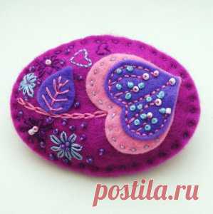 Красивые броши из фетра — Рукоделие