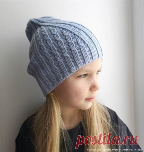 Шапочка из мериносовой пряжи Lana Gatto SUPERSOFT