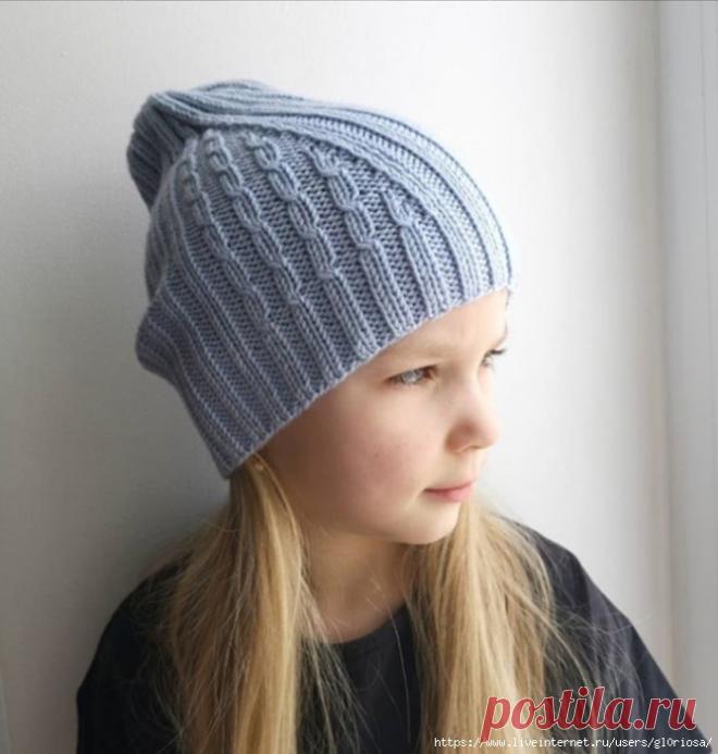 Шапочка из мериносовой пряжи Lana Gatto SUPERSOFT