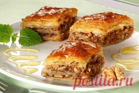 Домашняя пахлава - 2 простых рецепта