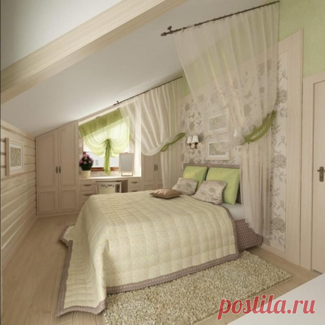Спальня на мансарде)