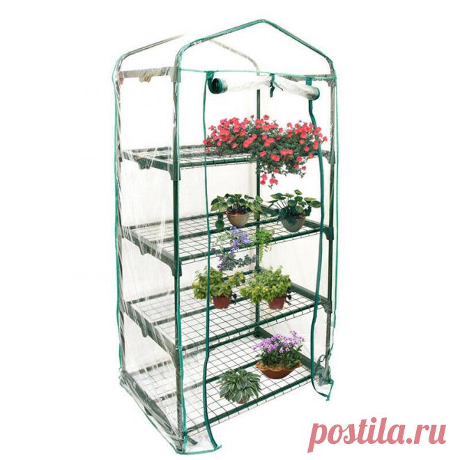 ПВХ крышка пластиковая садовая теплица Мини домашняя растительная теплица Крышка для украшения дома Защита растения Цветок Садовые принадлежности-in Сельскохозяйственные теплицы from Дом и животные on AliExpress