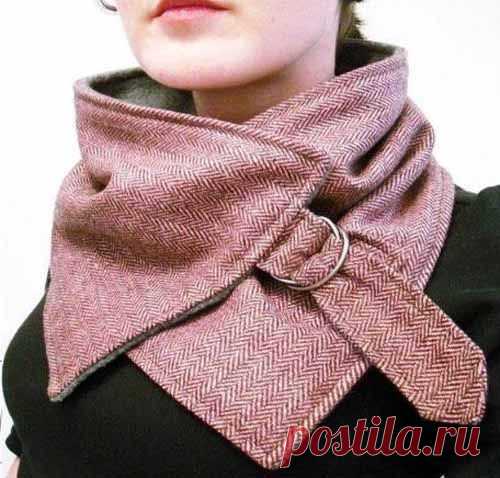 Воротник с подкладкой - выкройка