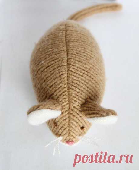 Мышка норушка связаная спицами... Etsy