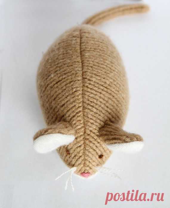 Мышка норушка связаная спицами... Etsy