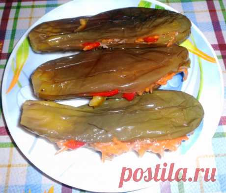 Соление баклажанов под прессом Вкусный рецепт баклажанов под прессом от моей прабабушки.

Ингредиенты:
-Баклажаны (2 кг.);-Морковь (4-6 шт.);-Чеснок (2-3 головки);-Сладкий перец (4 шт.);-Соль (6 ст. ложек);-Вода (1 л.).
Приготовлен…