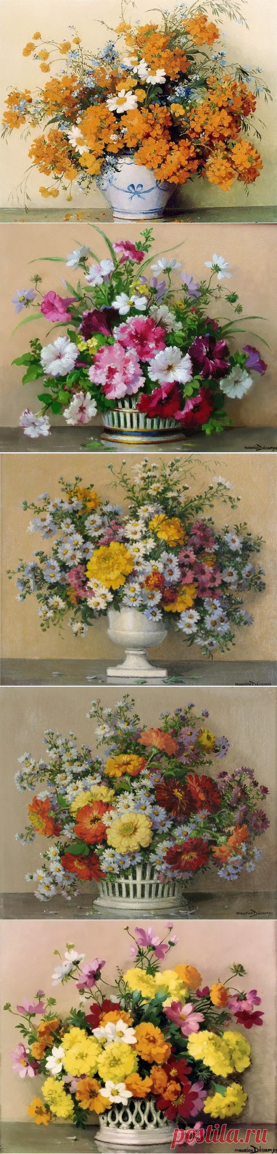 Французский художник Maurice Alfred Decamps - гений натюрморта
