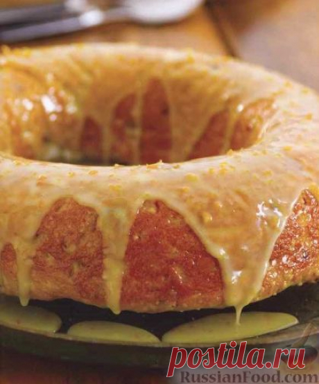 Рецепт: Дрожжевой кекс-пирог с медом на RussianFood.com