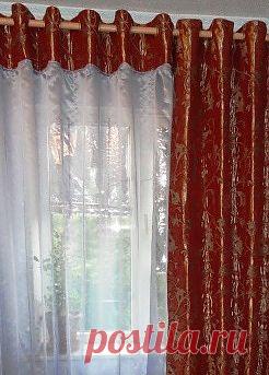 Новые шторы своими руками. 