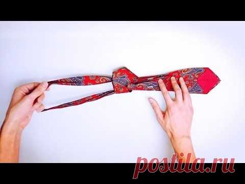 Как завязать галстук за 10 секунд.