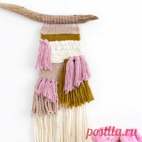 diy woven wall hanging | craftgawker
