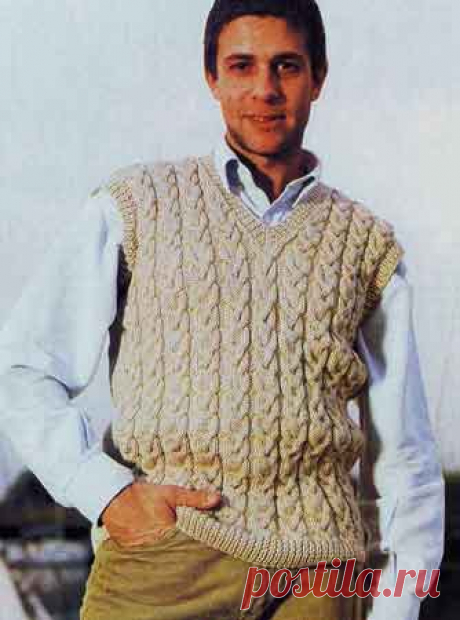 вязание спицами для мужчин жилетки: 22 тыс изображений найдено в Яндекс.Картинках