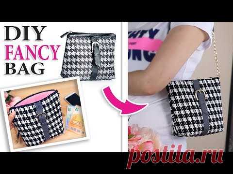 DIY PURSE BAG POPULAR DESIGN // Handbag Cute Clutch Summer Zipper Bag Fast Make - YouTube