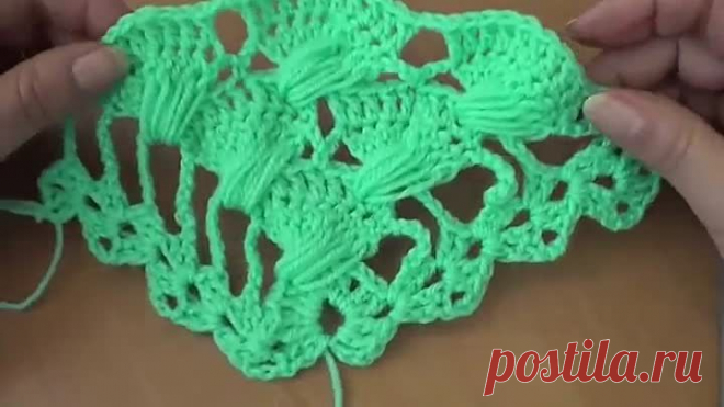 Красивый узор для шали