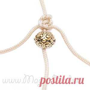 Браслет в технике макраме (браслет Шамбала) / X-Style